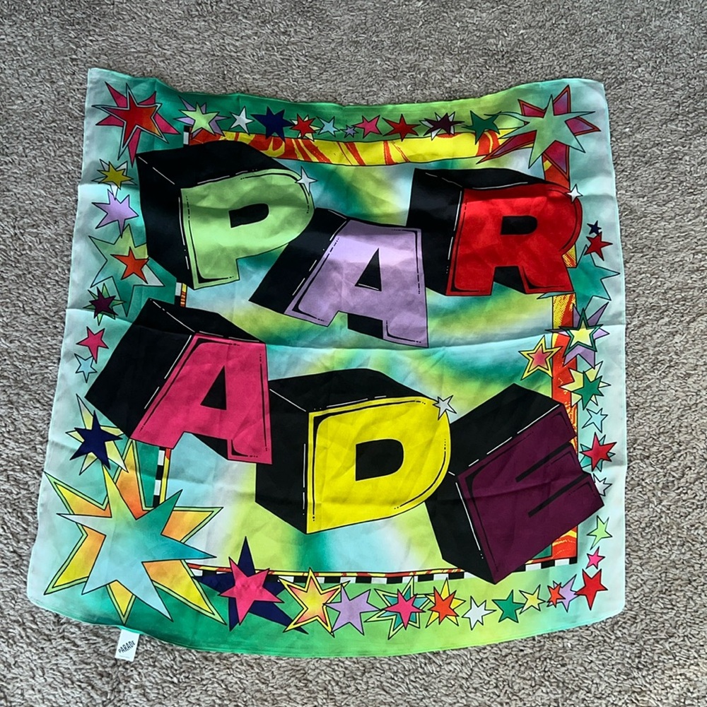 Parade head scarf